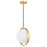 CWI Da Vinci 1 Light Mini Pendant, Medallion Gold/Frosted - 1153P10-1-169