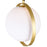 CWI Da Vinci 1 Light Mini Pendant, Medallion Gold/Frosted