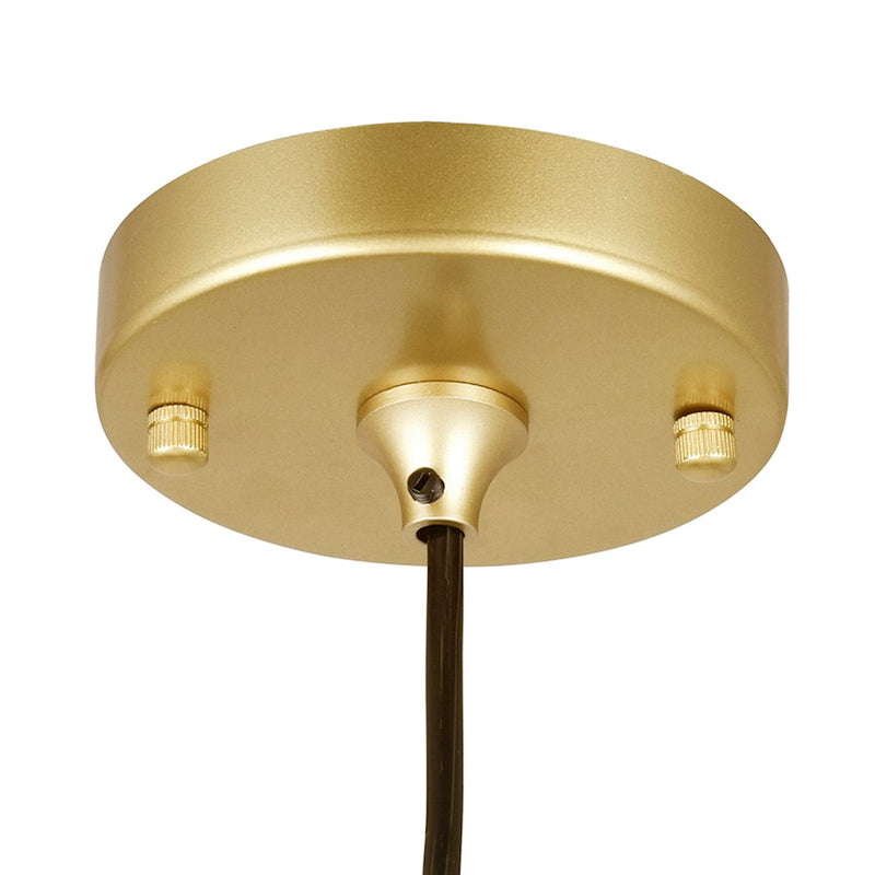 CWI Da Vinci 1 Light Mini Pendant, Medallion Gold/Frosted