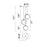 CWI Da Vinci 3 Light Pendant, Medallion Gold/Frosted