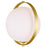 CWI Da Vinci 1 Light 10" Table Lamp, Medallion Gold/Frosted