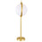 CWI Da Vinci 1 Light Table Lamp, Medallion Gold/Frosted