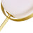 CWI Da Vinci 1 Light Table Lamp, Medallion Gold/Frosted