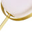 CWI Da Vinci 1 Light Wall Light, Medallion Gold/Frosted