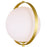 CWI Da Vinci 1 Light Wall Light, Medallion Gold/Frosted