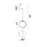 CWI Lighting Da Vinci 1 Light Wall Light, Medallion Gold/Frosted