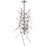 CWI Lighting Icicle 5 Light Mini Chandelier, Chrome/Clear - 1154P13-5-601