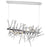 CWI Lighting Icicle 9 Light Chandelier, Chrome/Clear - 1154P37-9-601