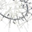 CWI Lighting Icicle 12 Light 42" Chandelier, Chrome/Clear