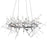CWI Lighting Icicle 12 Light 43" Chandelier, Chrome/Clear