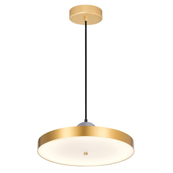 CWI Lighting Saleen Pendant, Sun Gold/Black