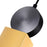CWI Lighting Saleen 4" Mini Pendant, Sun Gold/Black