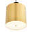 CWI Lighting Saleen 9" Mini Pendant, Sun Gold/Black