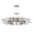 CWI Lighting Thorns 8 Light Chandelier, Polished Nickel - 1170P25-8-613