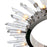 CWI Lighting Thorns 12 Light Chandelier, Polished Nickel