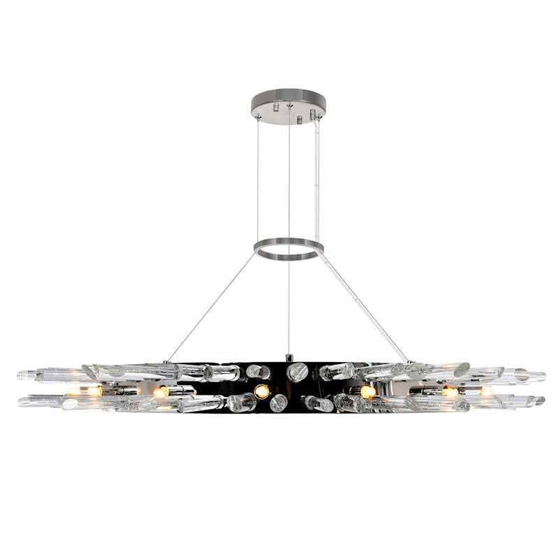 CWI Lighting Thorns 15 Light Chandelier, Polished Nickel