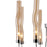 CWI Meduse 8 Light Up Chandelier, Polished Nickel/Champagne