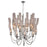 CWI Meduse 22 Light Up Chandelier, Polished Nickel/Champagne