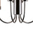 CWI Meduse 4 Light Wall Sconce, Polished Nickel/Champagne