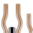 CWI Meduse 4 Light Wall Sconce, Polished Nickel/Champagne