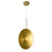 CWI Lighting Ovni 16" Down Pendant, Brass - 1204P16-1-625