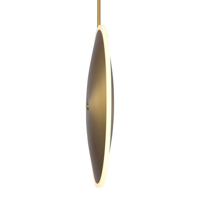 CWI Lighting Ovni 16" Down Pendant, Brass