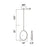 CWI Lighting Ovni 16" Down Pendant, Brass