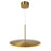 CWI Lighting Ovni Down Pendant, Brass