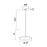 CWI Lighting Ovni Down Pendant, Brass