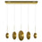CWI Lighting Ovni 43" Chandelier, Brass
