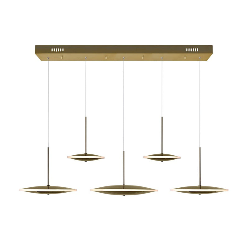 CWI Lighting Ovni 43" Chandelier, BRS