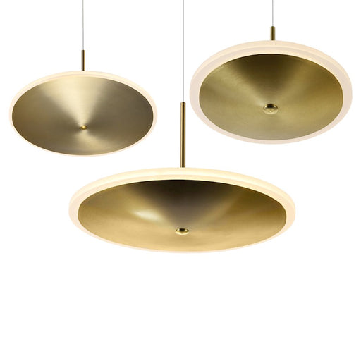 CWI Lighting Ovni 43" Chandelier, BRS