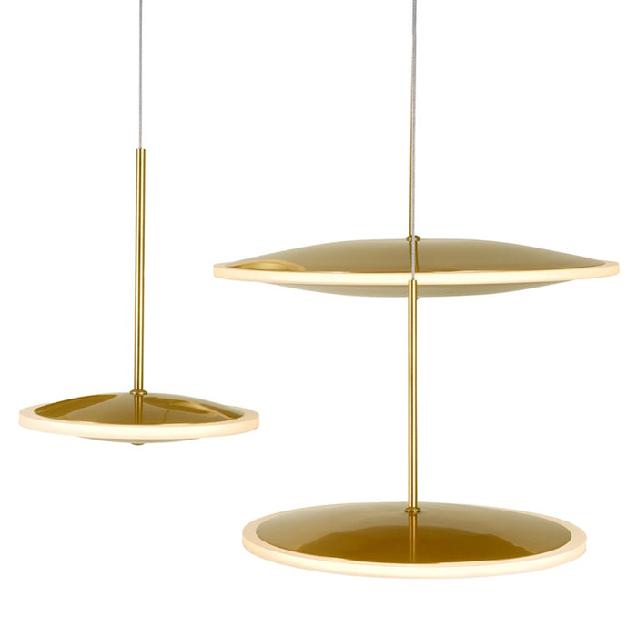 CWI Lighting Ovni 43" Chandelier, BRS