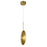CWI Lighting Ovni 8" Down Mini Pendant, Brass