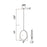 CWI Lighting Ovni 8" Down Mini Pendant, Brass
