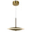 CWI Lighting Ovni Down Mini Pendant, Brass - 1204P8-1-625-A