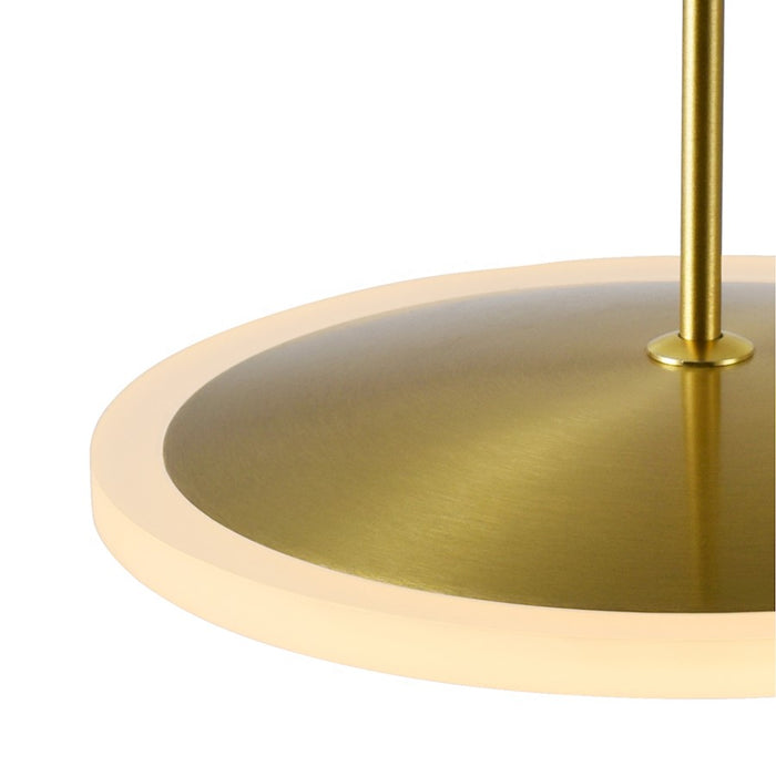 CWI Lighting Ovni Down Mini Pendant, Brass
