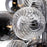 CWI Pallocino 15 Light Down Chandelier, Chrome/Clear/Smoke