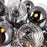 CWI Lighting Pallocino 27 Light Chandelier, Chrome/Clear/Smoke