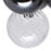 CWI Lighting Pallocino 3 Light Wall Sconce, Chrome/Clear/Smoke