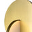 CWI Lighting Tranche Down Mini Pendant, Brushed Brass
