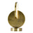 CWI Lighting Tranche Table Lamp, Brushed Brass