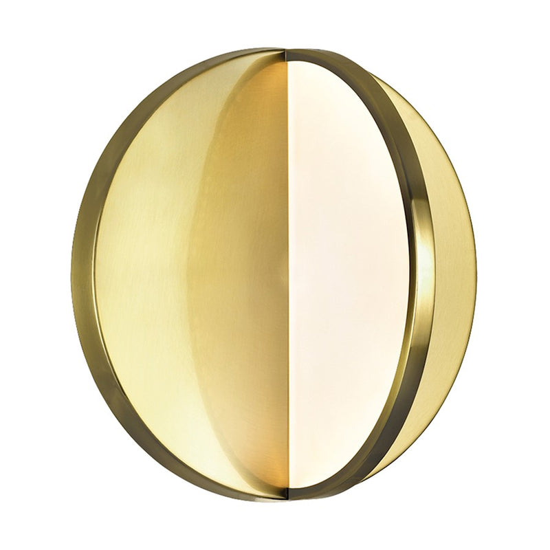 CWI Lighting Tranche 10" Wall Sconce, Brushed Brass