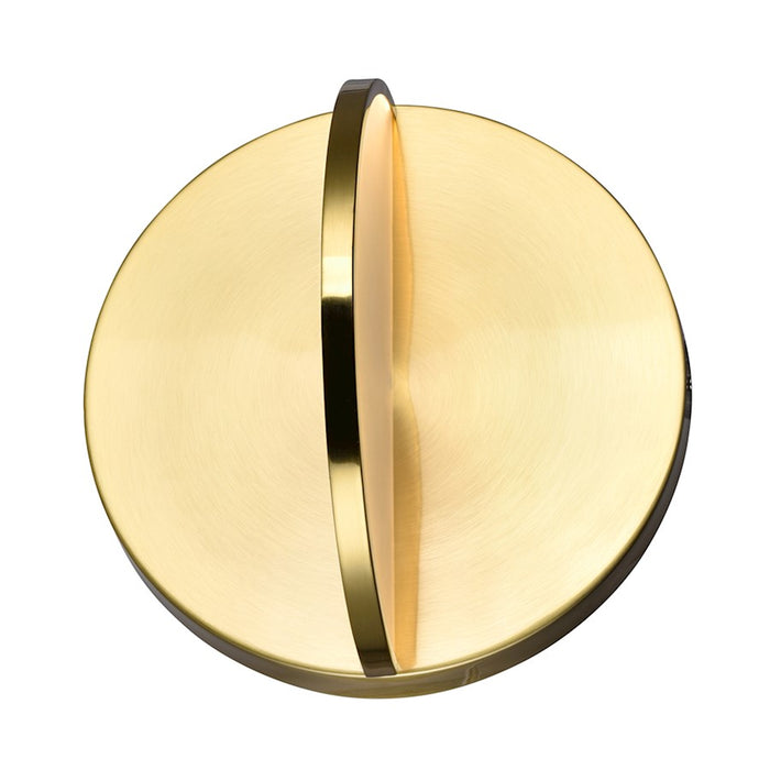 CWI Lighting Tranche 10" Wall Sconce, Brushed Brass