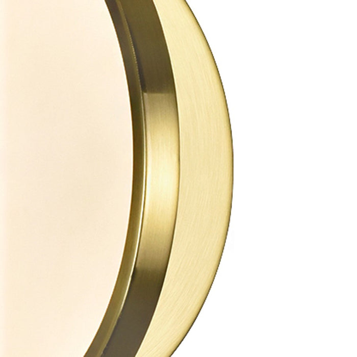 CWI Lighting Tranche 7" Wall Sconce, Brushed Brass