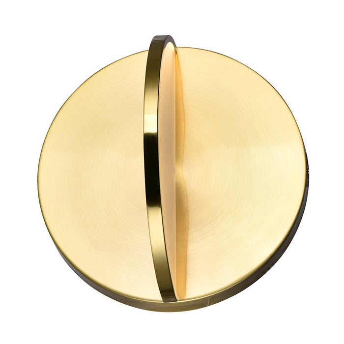 CWI Lighting Tranche 7" Wall Sconce, Brushed Brass