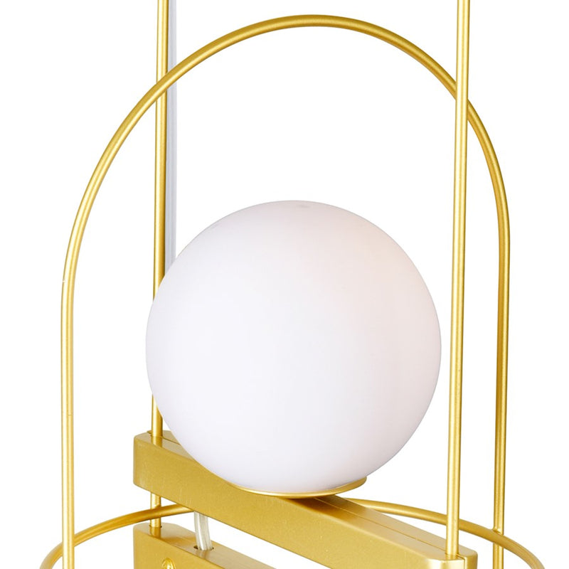 CWI Lighting Orbit 2 Light Down Pendant, Medallion Gold/Frosted