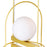CWI Lighting Orbit 2 Light Down Pendant, Medallion Gold/Frosted