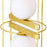 CWI Lighting Orbit 2 Light Down Pendant, Medallion Gold/Frosted