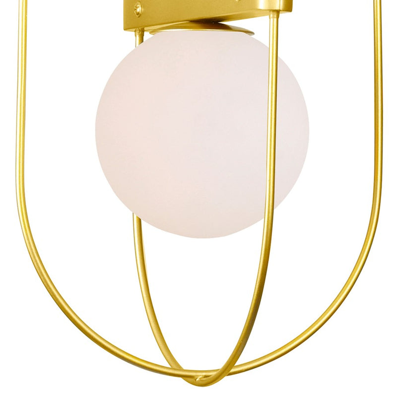 CWI Lighting Orbit 2 Light Down Pendant, Medallion Gold/Frosted